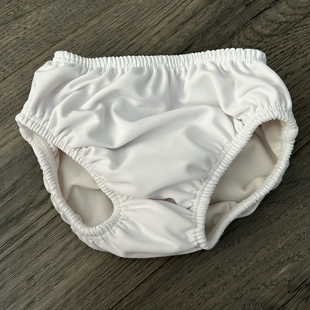 3T white swim bottoms